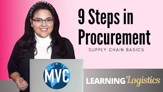 9 Steps in Procurement Supply Chain Basics [upl. by Alecram]