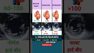 Normal heart beat kitni hoti h l ecg echo shorts [upl. by Lenoj352]