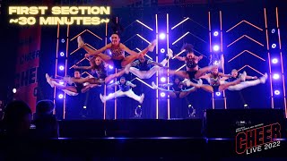 CHEER LIVE 2022 I Front Row View I Netflix Cheer I Part 1 [upl. by Ayaladnot]