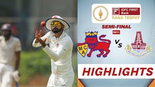 Mumbai vs Tamil Nadu Ranji Trophy Semi Final Day 1 Highighlights 2024  SKY Cricket [upl. by Guinn]