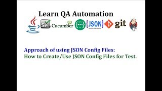 How to Create amp Use JSON Config Files in Automation Tests [upl. by Asilav309]