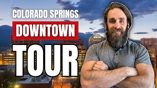 Downtown Colorado Springs VLOG TOUR  Living In Colorado Springs CO [upl. by Bennie]