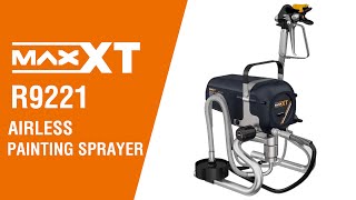 Maxxt 1200W Airless Painting Sprayer Unboxing and Tutorial [upl. by Anerok]