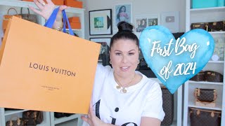 LOUIS VUITTON UNBOXING FIRST BAG 2024 Jerusha Couture [upl. by Lorou630]