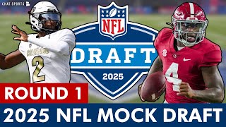 FRESH 2025 NFL Mock Draft Picks For Each NFL Team Led By Multiple QBs In Round 1 [upl. by Binette810]