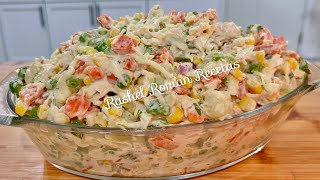 Ensalada para tus fiestasrendidorafacil y deliciosa 🤤🎉 [upl. by Petronia]