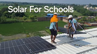 Power Up Your School With A Hybrid Solar System  12kw And 420ah Battery IncludedSolarForSchools [upl. by Hild]