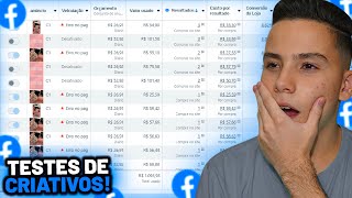 COMO FAZER TESTE DE CRIATIVO ACERTIVO NO FACEBOOK ADS ‹ Vivendo de Negócios › [upl. by Adnirem915]