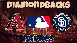 Arizona Diamondbacks vs San Diego Padres  Live Play by Play and Reactions [upl. by Byrann]