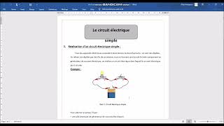 Cours de Physique Le circuit électrique simple 1 ASC [upl. by Edward]