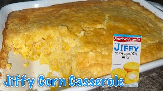 Corn Casserole 🌽 Using Jiffy Cornbread mix Simple and Easy [upl. by Strohl]