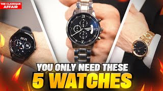 5 Watches for ANY OUTFIT  Best Watches under 499  Silver Watch  Gold Watch  Smart Watch [upl. by Theodosia73]