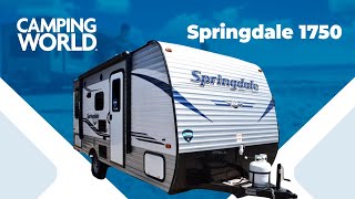 2020 Keystone Springdale 1750  Travel Trailer  RV Review Camping World [upl. by Robillard]