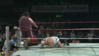 1981 BIG DADDY VS GIANT HAYSTACKS BRITISH WRESTLING HQ [upl. by Kostman598]