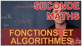 Fonctions et algorithmes  Maths seconde  Les Bons Profs [upl. by Puett]