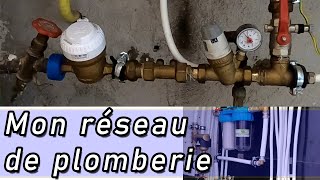 Réseau de plomberie de A à Z installation en détails  schéma [upl. by Deborath557]