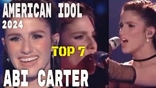 American Idol 2024 TOP 7  Abi Carter Rendition “Bring Me to Life” a Song by Evanescence [upl. by Freddi416]