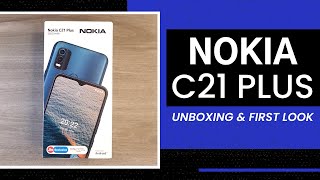 Nokia C21 Plus Unboxing First Impression Specifications and Price in India [upl. by Sac534]