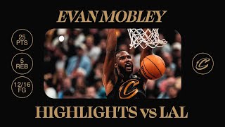 Cavs vs Lakers  Evan Mobley Highlights  10302024 [upl. by Lraep605]