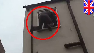 Bungling burglar burglar jailed after he got stuck in a bathroom window  TomoNews [upl. by Teik]