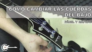 Como Cambiar las Cuerdas del Bajo Eléctrico FÁCIL  ChordHouse HD [upl. by Abel]