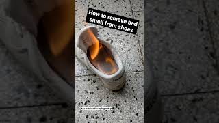 How to remove BAD SMELL from SHOES shorts [upl. by Animaj]