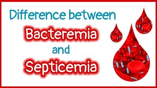 Difference between bacteremia and septicemiamicrobiologysepsismedical basicappliedmicrobiology [upl. by Minnie]