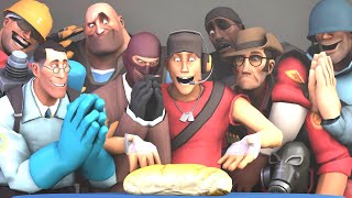 How TF2 mercs eat Bread SFM animation [upl. by Sanjay41]