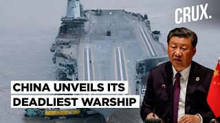 China Reveals New Images Of NextGen Aircraft Carrier Fujian Taiwan Spots quotSpy Balloonsquot Near Base [upl. by Aura]