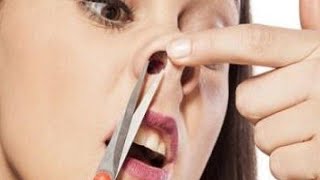 Nose Hair Cutting Video  How To Remove Nose Hairs  Artirathour [upl. by Ikairik234]