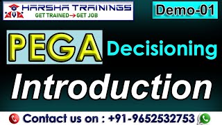 Pega CPDC Demo 01  Introduction to Pega Decisioning  Pega CPDC Training  Harsha Training [upl. by Oswell]