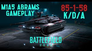 Battlefield 2042  M1A5 Abrams Gameplay  Only Battle Sound  No Comment [upl. by Seira]