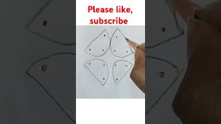 Small amp easy diwali and cute daily rangoli design 22rangoli muggulu shorts trending viralvideo [upl. by Parke]