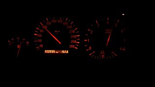 Bmw E36 325i acceleration 100200 kmh [upl. by Grizelda]