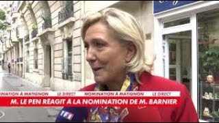 Marine Le Pen tranchante avec Emmanuel Macron  “Je ne suis pas sa DRH ” [upl. by Rory]