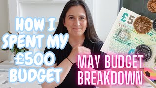 How I Spend my £500 Budget  April 2024 [upl. by Anaud128]