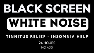 Black Screen White Noise The Perfect Noise Sound To Relax Sleep Focus Tinnitus Relief [upl. by Nitram443]