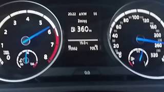 Volkswagen Golf VII R 300hp TOP SPEED [upl. by Gytle495]