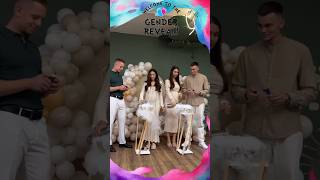 Wow 🤩 Double Gender Reveal ❤️💙 genderreveal babyshower [upl. by Telrahc]