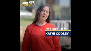 Kathi Cooley of CWA Local 1033 [upl. by Dej396]