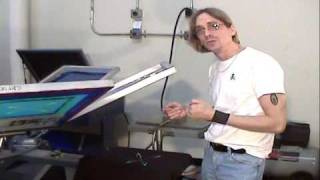 How To Screen Print 3 Color Print Demo With Flash [upl. by Carmon]