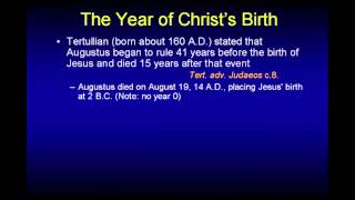 The Year of Christs Birth  Chuck Missler [upl. by Mahseh]