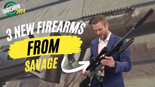 SHOT Show 2024 3 New Firearms from Savage [upl. by Akimik313]