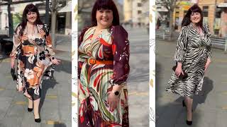 Plus size haljine  proleće  leto 2024 [upl. by Ahsita471]