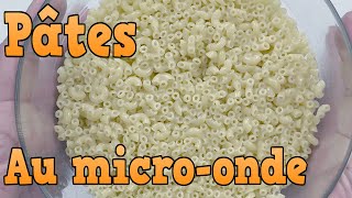 COMMENT FAIRE DES PÂTES AU MICROONDE [upl. by Michaela459]