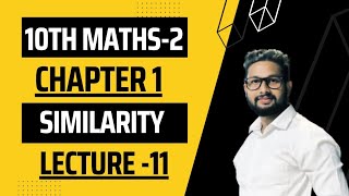 10th Maths2 Geometry Chapter No 1  Similarity  Lecture 11  JR Tutorials [upl. by Namas]