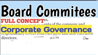 Board Committees In Corporate Governance  Auditing And Corporate Governance [upl. by Enelcaj]