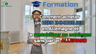 🎓🎓Formation Comment investir dans limmobilier rentable en Allemagne [upl. by Ilatfan871]