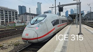 Zugmitfahrt ICE 315 von Köln Hbf nach Frankfurt Hbf [upl. by Leonardi]