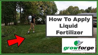 How To Apply Liquid Fertilizer FOR BEGINNERS [upl. by Ylla]